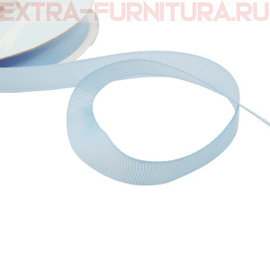 Лента репсовая IDEAL шир. 12 мм цв.332 голубой, уп.27,42м