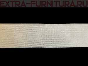 Резинка вязаная, 10мм (+/-1мм), цв.белый (уп.-100м*15 уп) Б