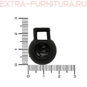 Фиксатор № 2 шар, цв.черный, арт.А-248, уп.500шт