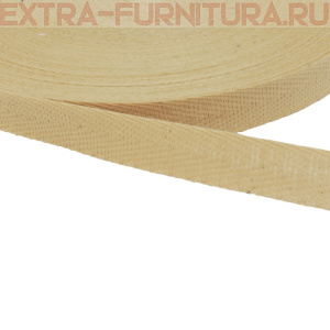 Лента киперная х/б 13 мм, цв.68 св.бежевый, уп.50м (пл.2,8 г/м)