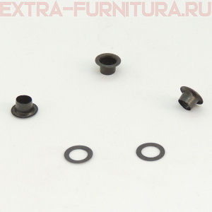 Люверсы 4 мм, (7,2*3 mm, h=3,6m.), оксид (уп.1000шт) М