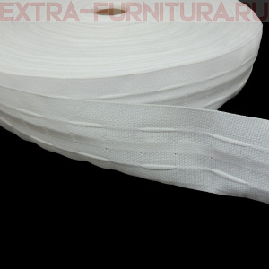 Лента шторная шир.40мм арт.401 х/б, уп.100м*28уп.