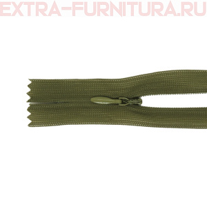 Молния потайная  № 3, 20 см, цв. 264 светлый хаки п/э пл.9,3 гр/м