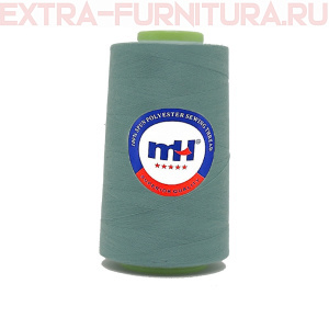 Нитки МН 40/2 п/э  5000 ярдов №407 серо-зеленый