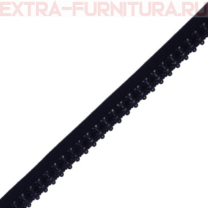 Резинка ажурная 12мм, арт.TBY-061 цв.темно-синий (уп.100м)