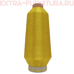 Нитки Euron MR 120 5000м вышивальные металлизированные цв. золото B-301