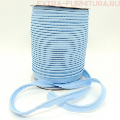 Кант атласный 12 мм, 72 ярда, цв. 042 голубой ЕВРО
