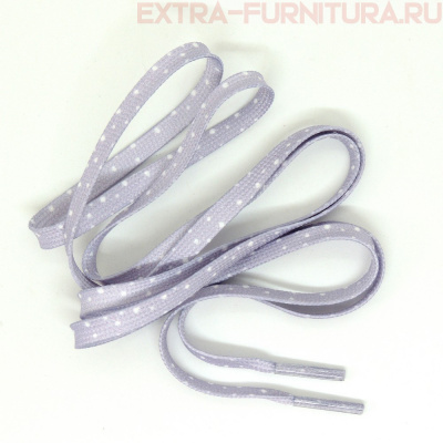 Шнур Горошек ПЭ 130см цв.сирень