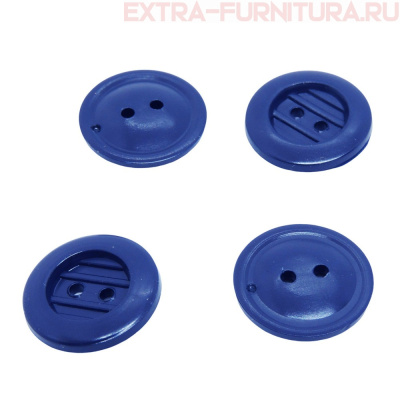 Пуговицы 17/2 синие 555 ПС-3, "Решетка", упаковка 1000 шт.
