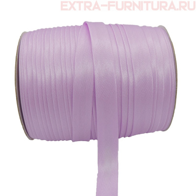 Косая бейка 16мм 132м цв.035 бледно-сиреневый ЕВРО