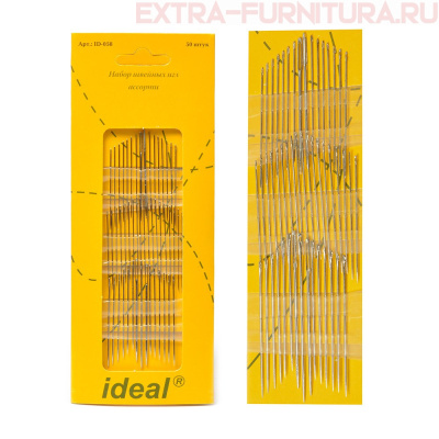 Иглы IDEAL арт.ID-058 набор ассорти, уп.50 игл