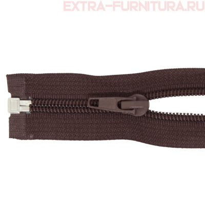 Молния Спираль разъемная Т5, дл. 60см, цв.304 коричневый