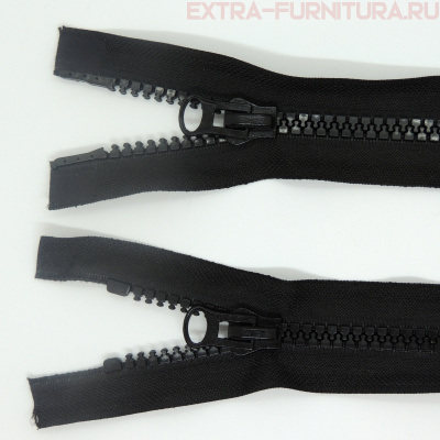 Молния Трактор Т8 2 замка 110см, цв. 322 черный, LOGO