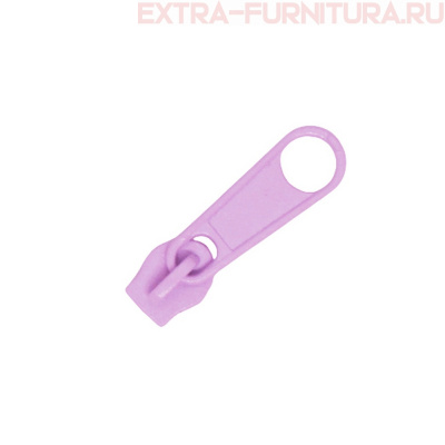 Бегунок к рулонной молнии тип 3, цв.165 сиреневый
